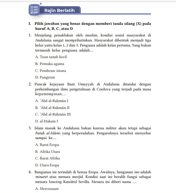 Kunci Jawaban Bab 10  Buku Siswa Kelas 7 Pendidikan Agama Islam Kurikulum Merdeka Halaman 243