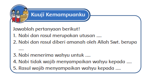 Kunci Jawaban Bab 5  Buku Siswa Kelas 1 Pendidikan Agama Islam Kurikulum Merdeka Halaman 79