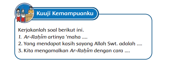 Kunci Jawaban Bab 7  Buku Siswa Kelas 1 Pendidikan Agama Islam Kurikulum Merdeka Halaman 120