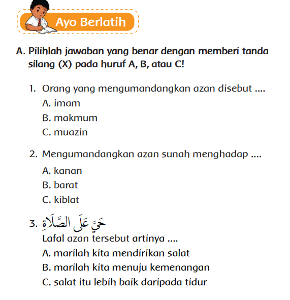 Kunci Jawaban Bab 4  Buku Siswa Kelas 2 Pendidikan Agama Islam Kurikulum Merdeka Halaman 114