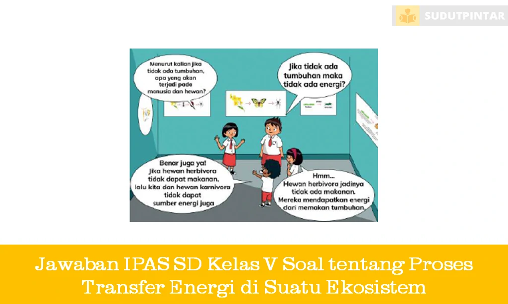 Jawaban IPAS SD Kelas V Soal tentang Proses Transfer Energi di Suatu Ekosistem