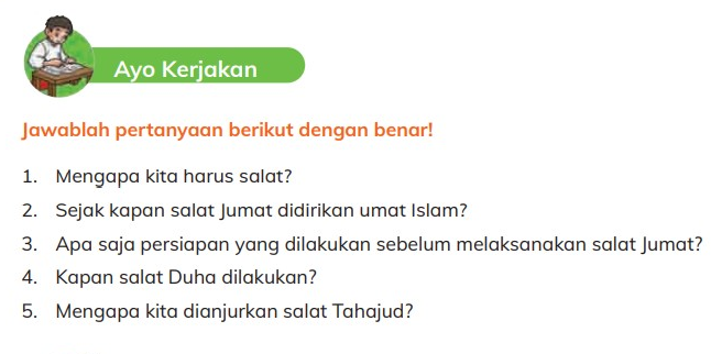 Kunci Jawaban Bab 9 Topik A Buku Siswa Kelas 4 Pendidikan Agama Islam Kurikulum Merdeka Halaman 167
