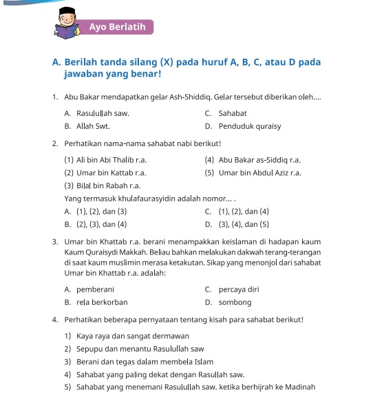 Kunci Jawaban Bab 10 Buku Siswa Kelas 5 Pendidikan Agama Islam Kurikulum Merdeka Halaman 248