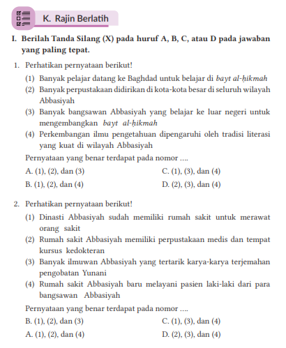 Kunci Jawaban Bab 10  Buku Siswa Kelas 8 Pendidikan Agama Islam Kurikulum Merdeka Halaman 270