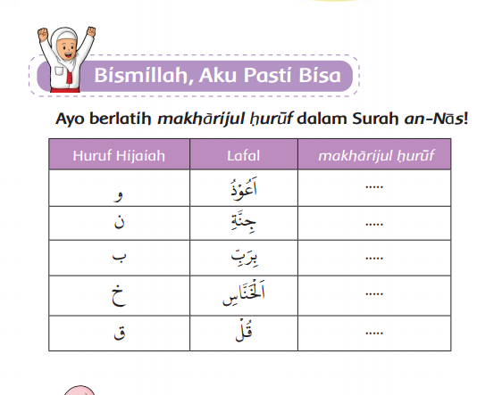 Kunci Jawaban Bab 1  Buku Siswa Kelas 2 Pendidikan Agama Islam Kurikulum Merdeka Halaman 22